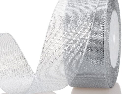 Silver Glitter Ribbon