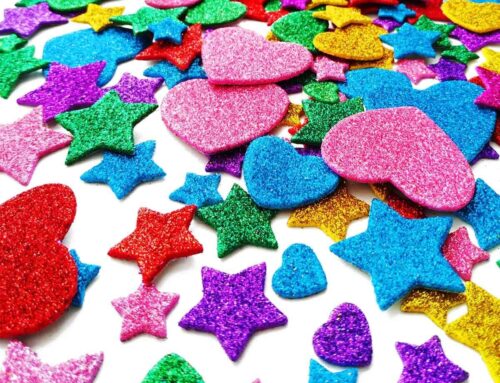 Glitter Foam Stickers