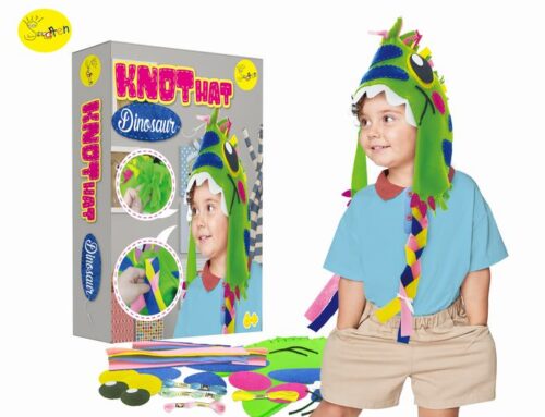 Knot Your Own Dinosaur Hat