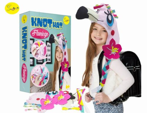 Knot Your Own Flamingo Hat