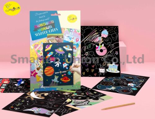 Fantasy World  Scratch Art Set with Wooden Stick