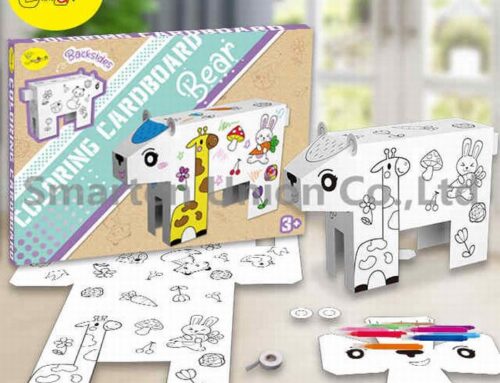 3D Coloring Puzzles for Kids Education Supplies Bear Theme