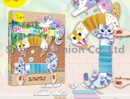 Cat Color in Puppets – Arts and Crafts for Kids to Decorate and Wear