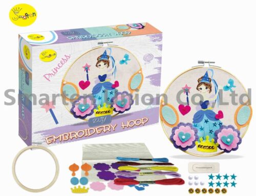 DIY Princess Embroidery Hoop